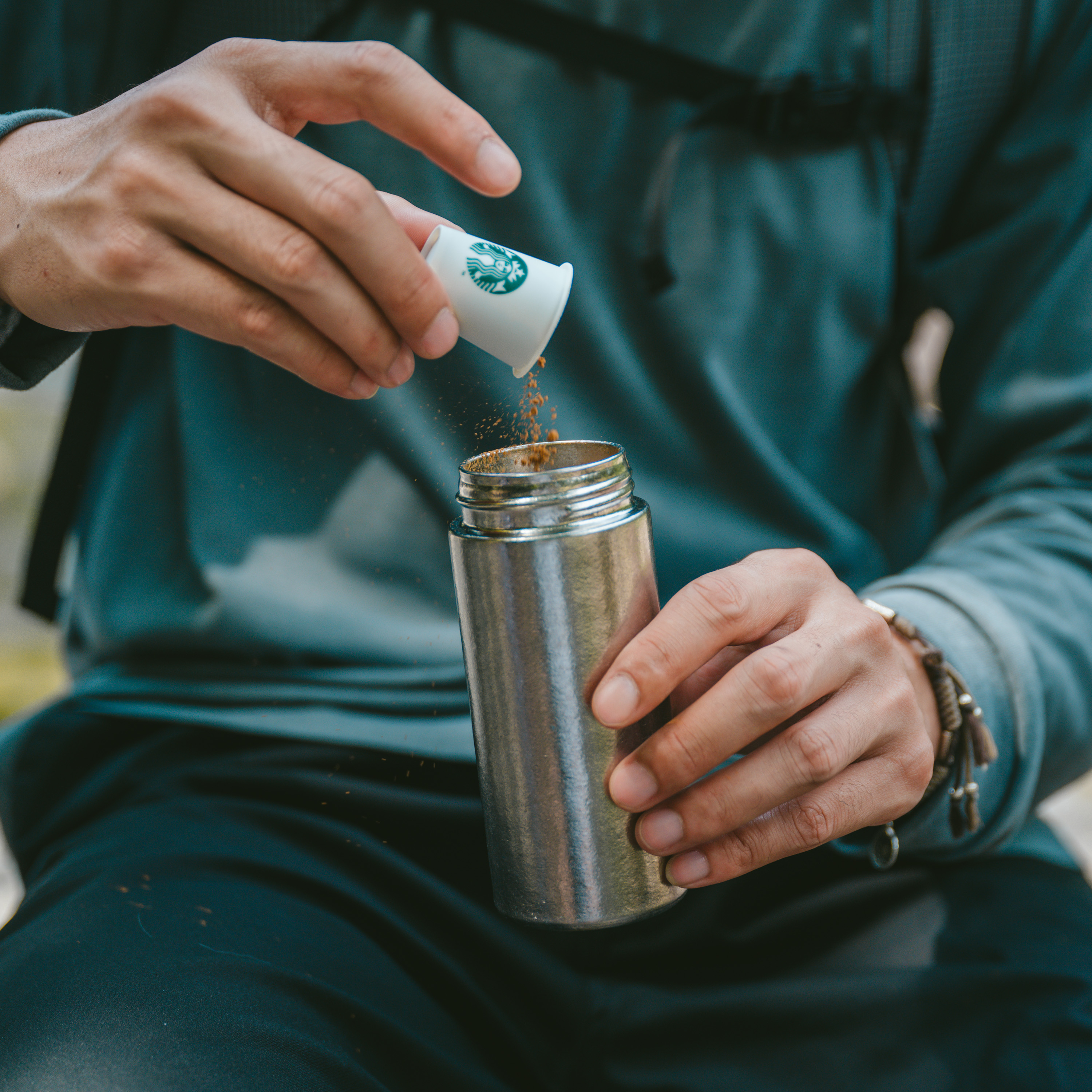 Naturehike cestovní titanový hrneček - 128g